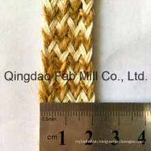 Jute Cotton Mixed Braided Webbing